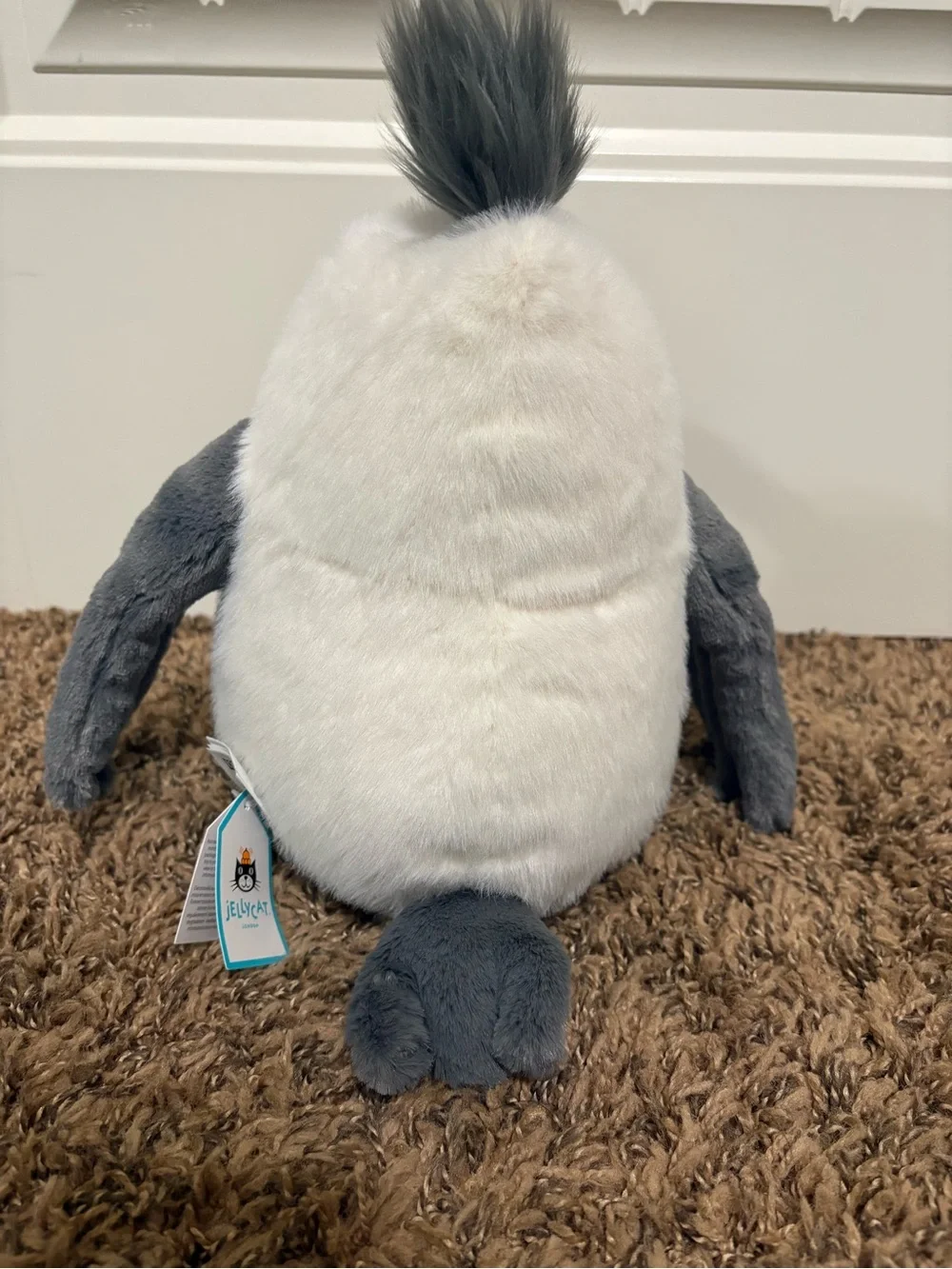 Jellycat White and Gray Chip Seagull